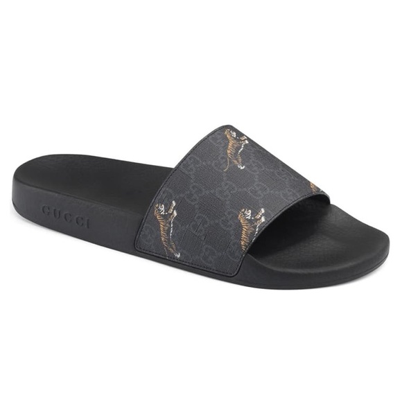 gucci print slides